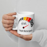 Coffee In Productivity Out - White glossy mug